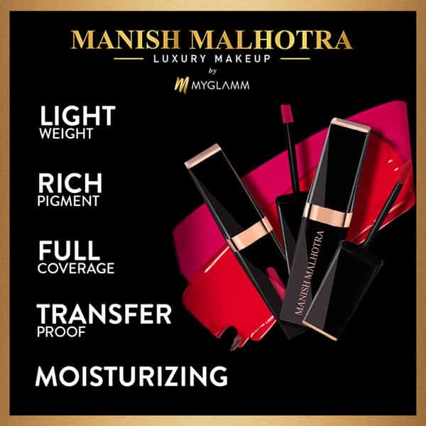 Manish Malhotra Beauty By Myglamm Liquid Matte Lipstick-Talk To Me