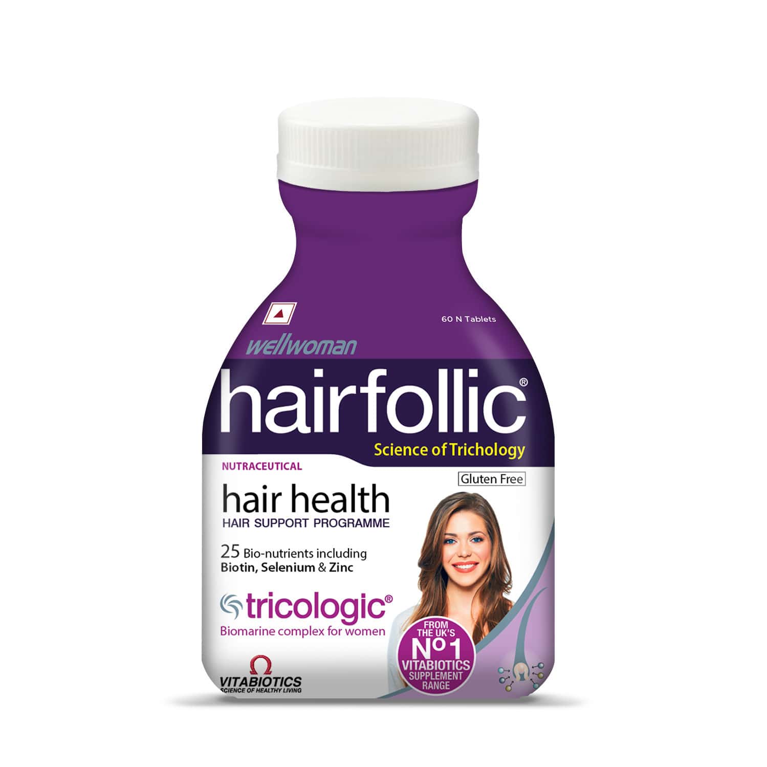Wellwoman Hairfollic Tablets That Support Hair Growth & Maintain Healthy Hair 60 No's