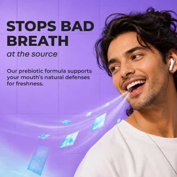 Blueberry Mint Teeth Whitening Toothpaste| 5% Hap + Nhap| Prebiotics Oral Care| Fluoride Free| 100G