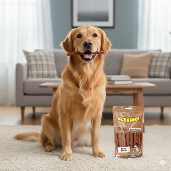 Scrummy Lamb Stick Dog Treats | 70 G