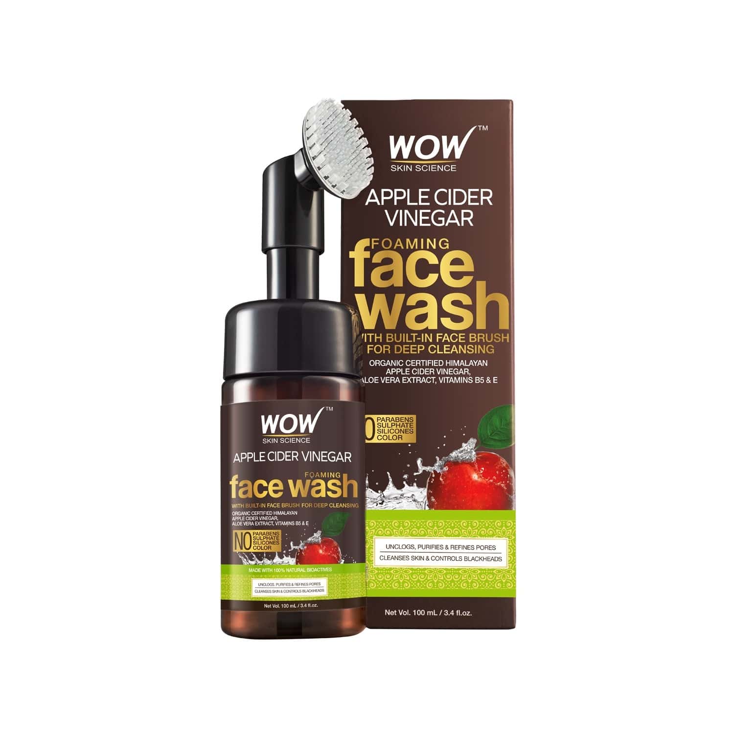 wow foaming face wash