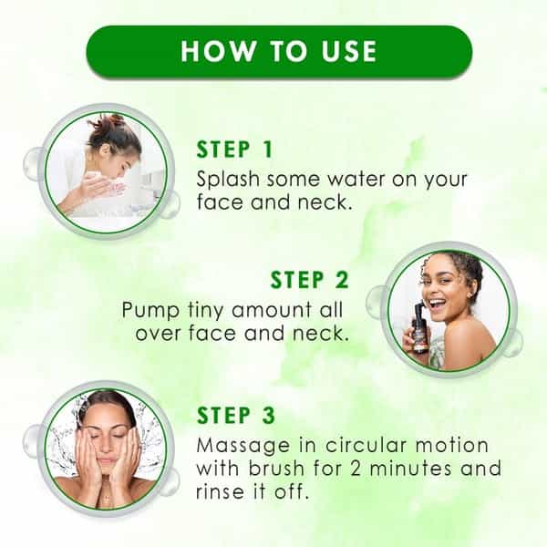 Wow Apple Cider Vinegar Foaming Face Wash With Built In Brush - 100 Ml