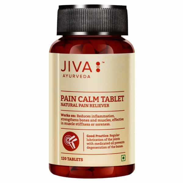Jiva Pain Calm Tablet 500Mg | Natural Pain Reliever - 120 Tablet (Pack Of 1)