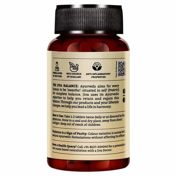 Jiva Pain Calm Tablet 500Mg | Natural Pain Reliever - 120 Tablet (Pack Of 1)