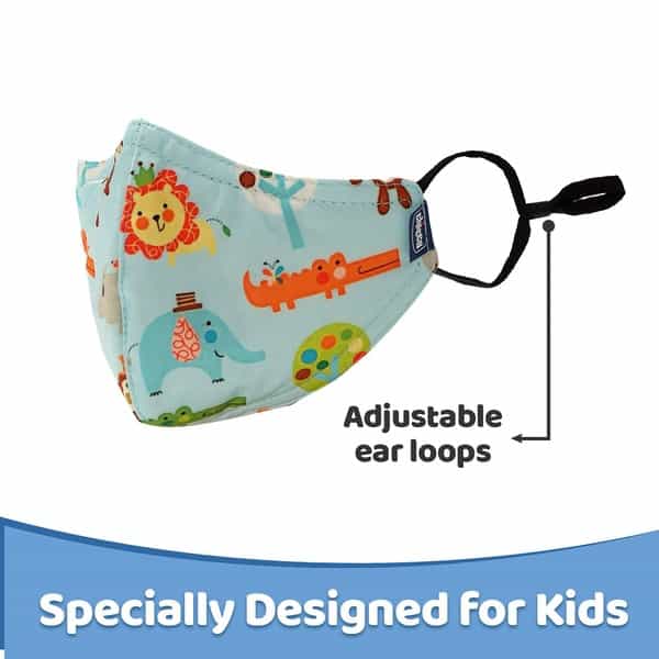 Chicco Kids Face Mask 3-6Y Jungle - 1 Pc