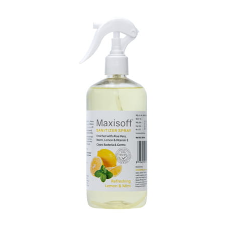 Maxisoft Sanitizer Spray | Lemon & Mint | 500 Ml