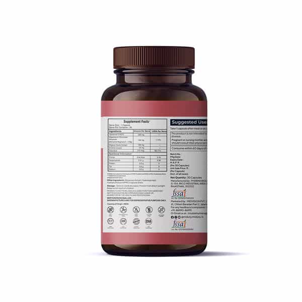 Miduty Happy Heart - Coq10 - Heart Health - Bp - Energy Booster - 100% Vegetarian - 30 Capsules