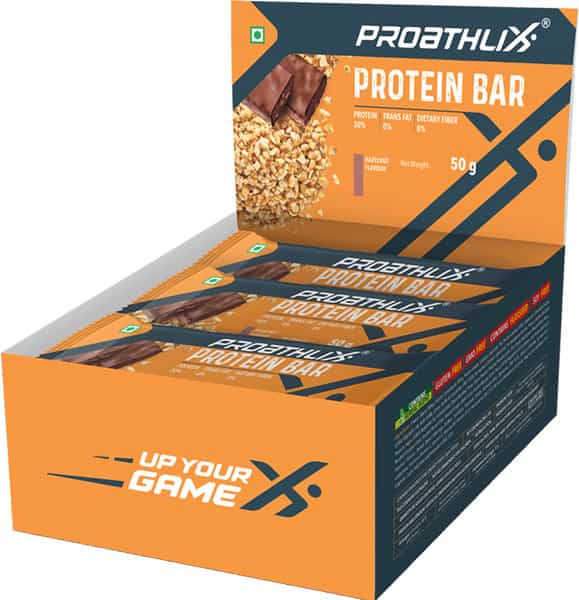 Proathlix Protein Bar (Hazelnut) 50G (Pack Of 12)