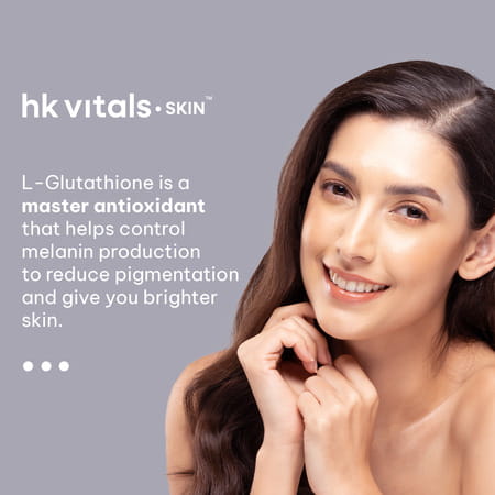 Hk Vitals Glutathione (Lemon - 15 Effervescent Tablets) With Sipper Bottle