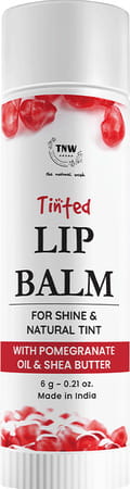 Tnw-The Natural Wash Pomegranate Tinted Lip Balm For Soft & Moisturized Lips - 6 G