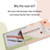 Sirona Reusable Facial Hair Removal Kit Set Of 3