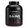Athlab Unreal Gains Mass Gainer | Naturally Flavoured & Sweetened - Strawberry Smooth | 3 Kg