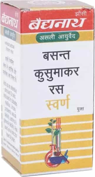 Baidyanath Jhansi Basant Kusumakar Ras With Gold | 10 Tablets