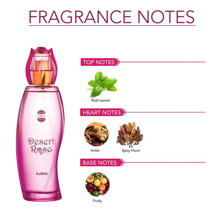 Ajmal Aurum Edp 75ml Perfume For Women And Desert Rose Edp 100ml Perfume For Women