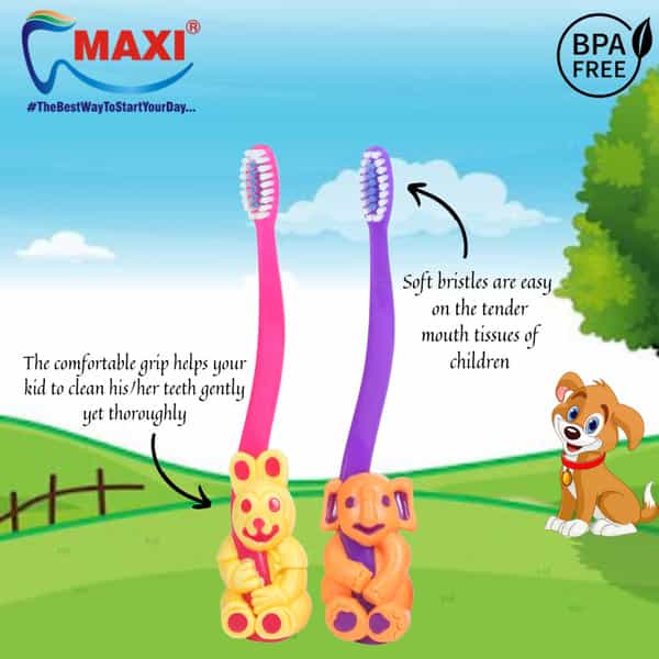 Maxi Bingo Junior Soft Toothbrush (Pack Of 6)