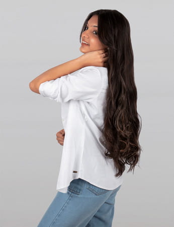 Streak Street Clip-In 24" Full-Wavy Mix Brown Hair Extensions