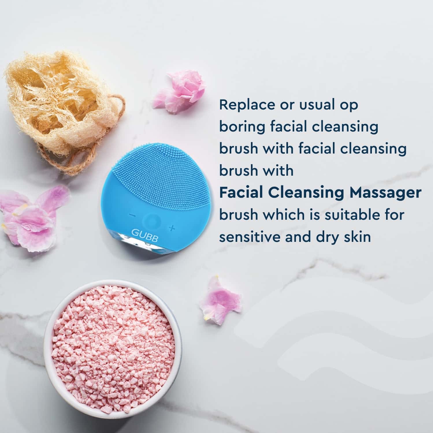 Buy GUBB FACIAL CLEANSING MASSAGER BRUSH WITH USB Online & Get Upto 60
