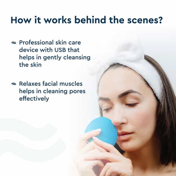 Gubb Facial Cleansing Massager Brush With Usb