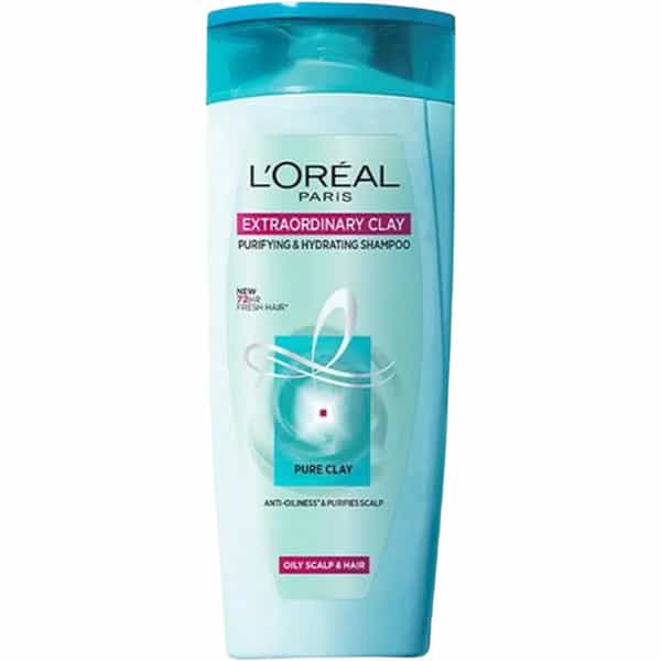 L'oreal Paris Extraordinary Clay Purifying & Hydrating Bottle Of 82.5Ml Shampoo