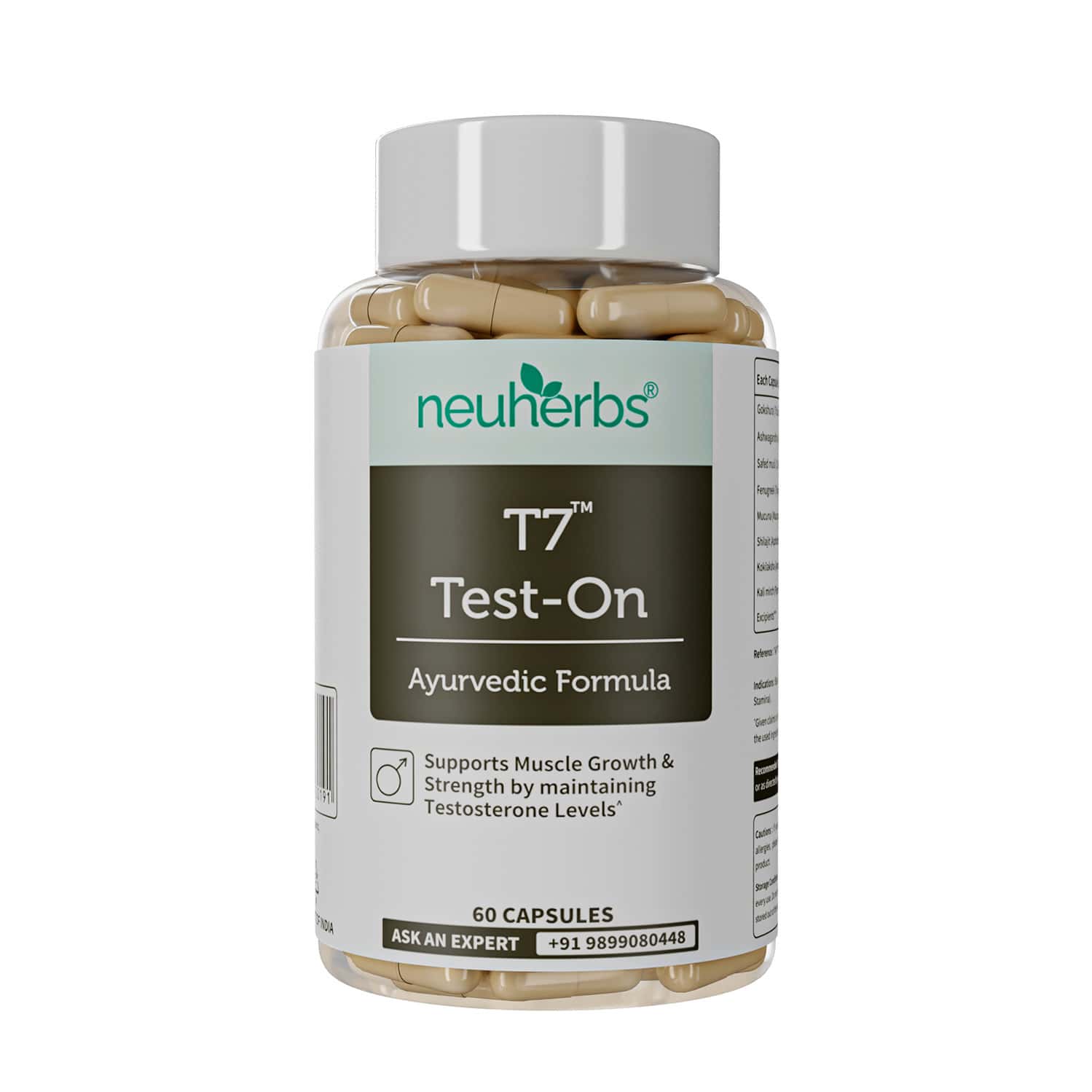 Neuherbs T7 Test-On 60 Capsules