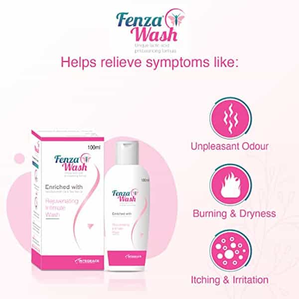 Fenza Wash Expert Intimate Hygiene Wash 100 - Ml (Pack Of 3) Tea Tree Oil