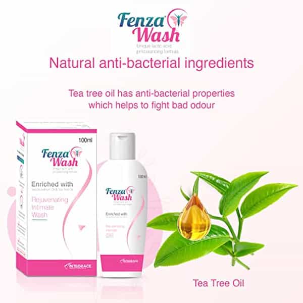 Fenza Wash Expert Intimate Hygiene Wash 100 - Ml (Pack Of 3) Tea Tree Oil