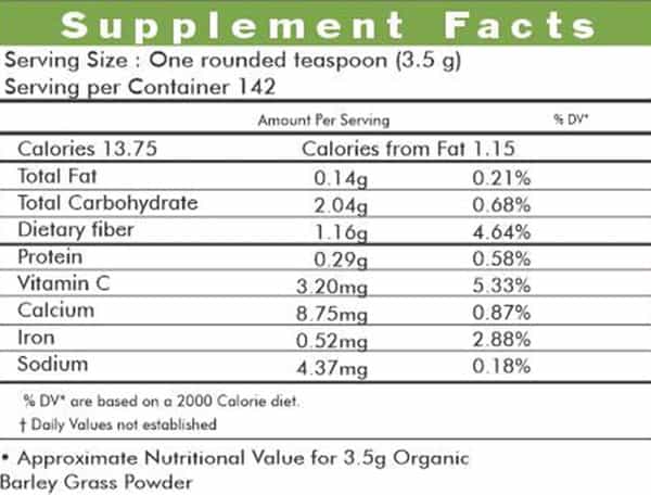 Ved Tattva Barley Grass Powder 500 Gms Pure & Natural Green Food Supplement