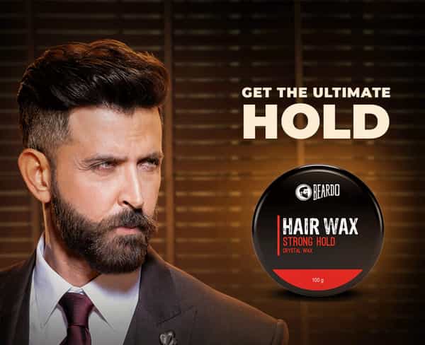 Beardo Hair Wax Strong Hold Crystal - 100 Gm