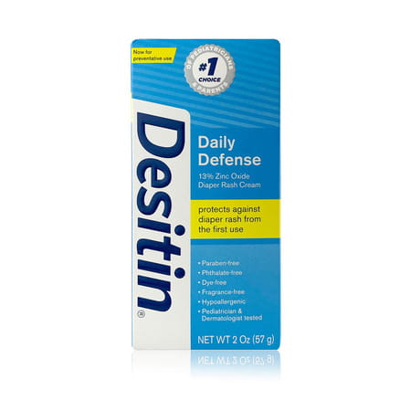Desitin Diaper Rash Cream Rapid Relief Zinc Oxide 2 Oz 57 Gm