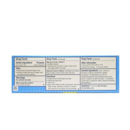 Desitin Diaper Rash Cream Rapid Relief Zinc Oxide 2 Oz 57 Gm