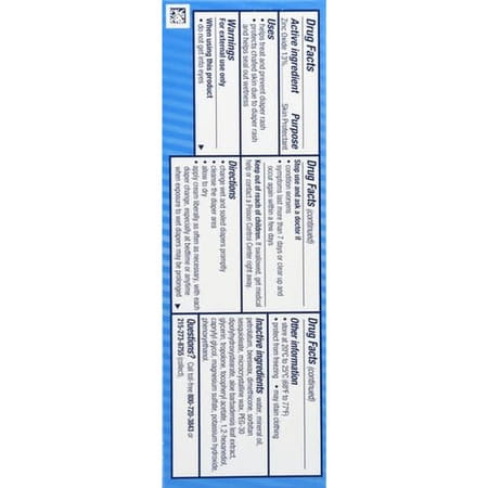 Desitin Diaper Rash Cream Rapid Relief Zinc Oxide 2 Oz 57 Gm