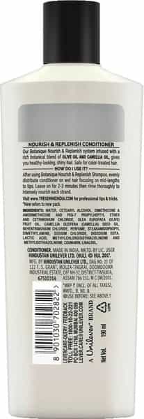 Tresemme Nourish & Replenish Conditioner - 190 Ml