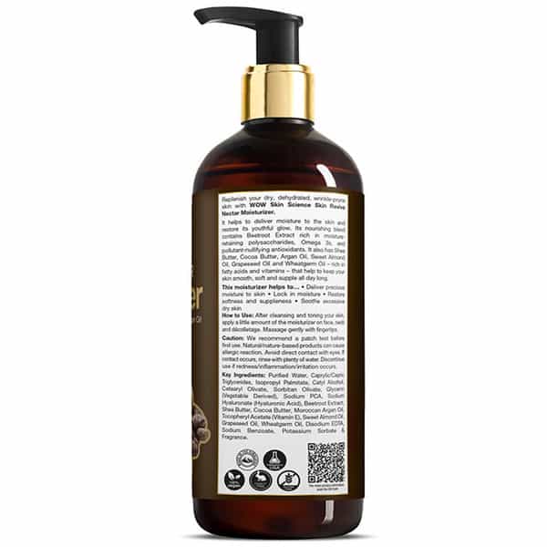 Wow Skin Science Skin Revive Nectar Moisturiser - 300Ml