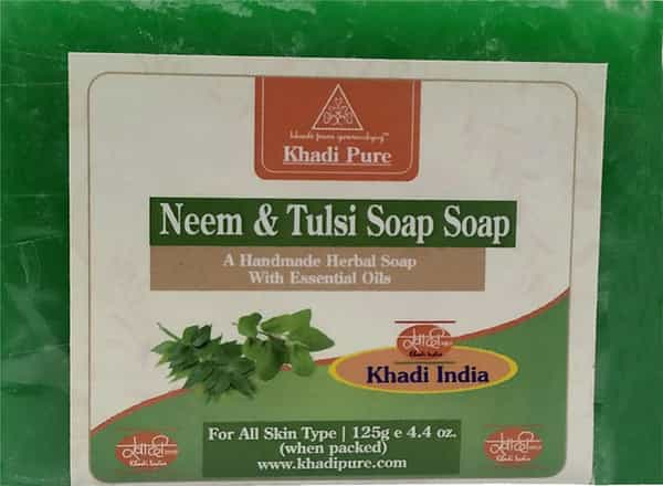 Khadi Pure Herbal Neem Tulsi Soap - 125G ( Set Of 2)