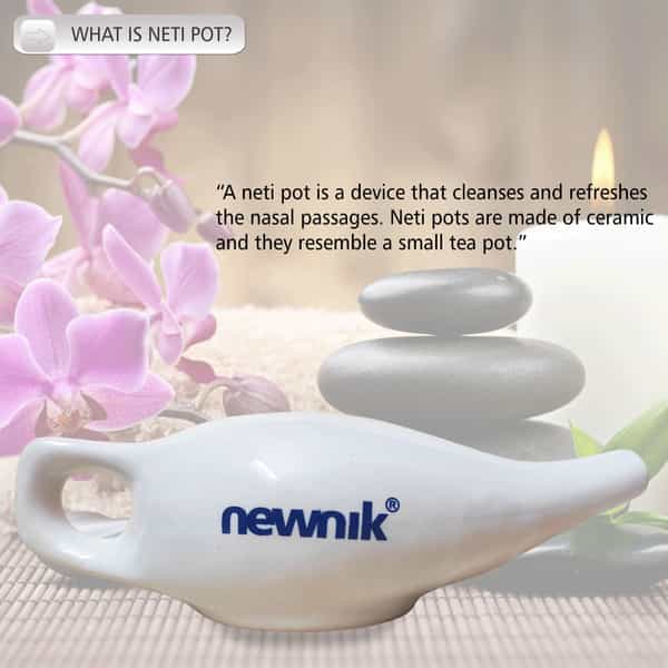 Newnik Np101 Neti Pot Ceramic