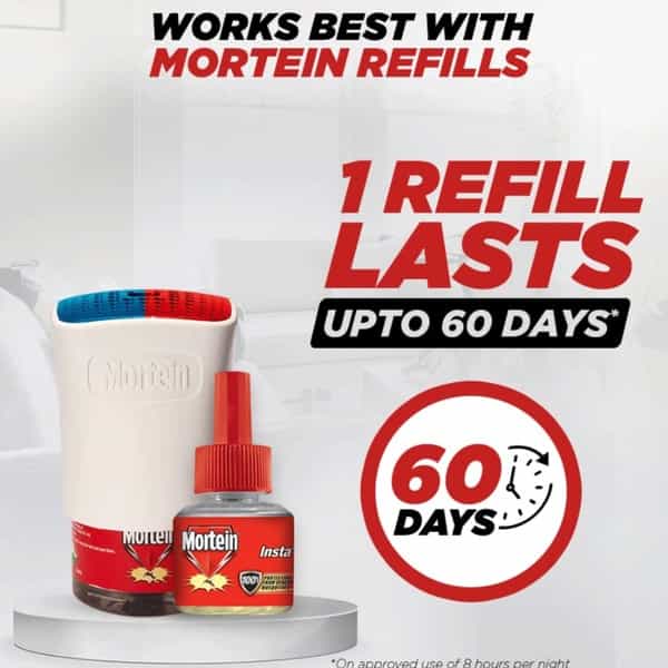 Mortein Smart Mosquito Repellent Combo Pack (Machine + 4 Refills)