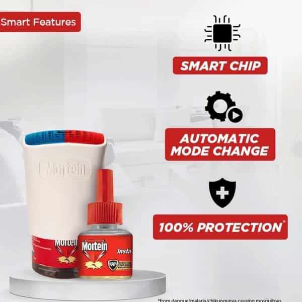 Mortein Smart Mosquito Repellent Combo Pack (Machine + 4 Refills)