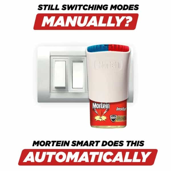Mortein Smart Mosquito Repellent Combo Pack (Machine + 4 Refills)