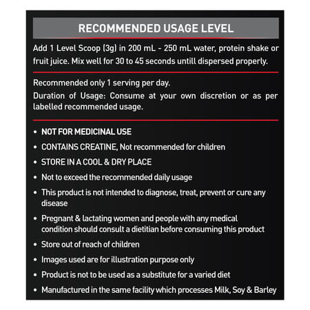 Muscleblaze Micronized Creatine Monohydrate Powder| Unflavoured (100g) With Shaker