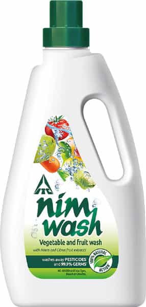 Nimwash Vegetable & Fruit Wash 1000 Ml 100% Natural Action