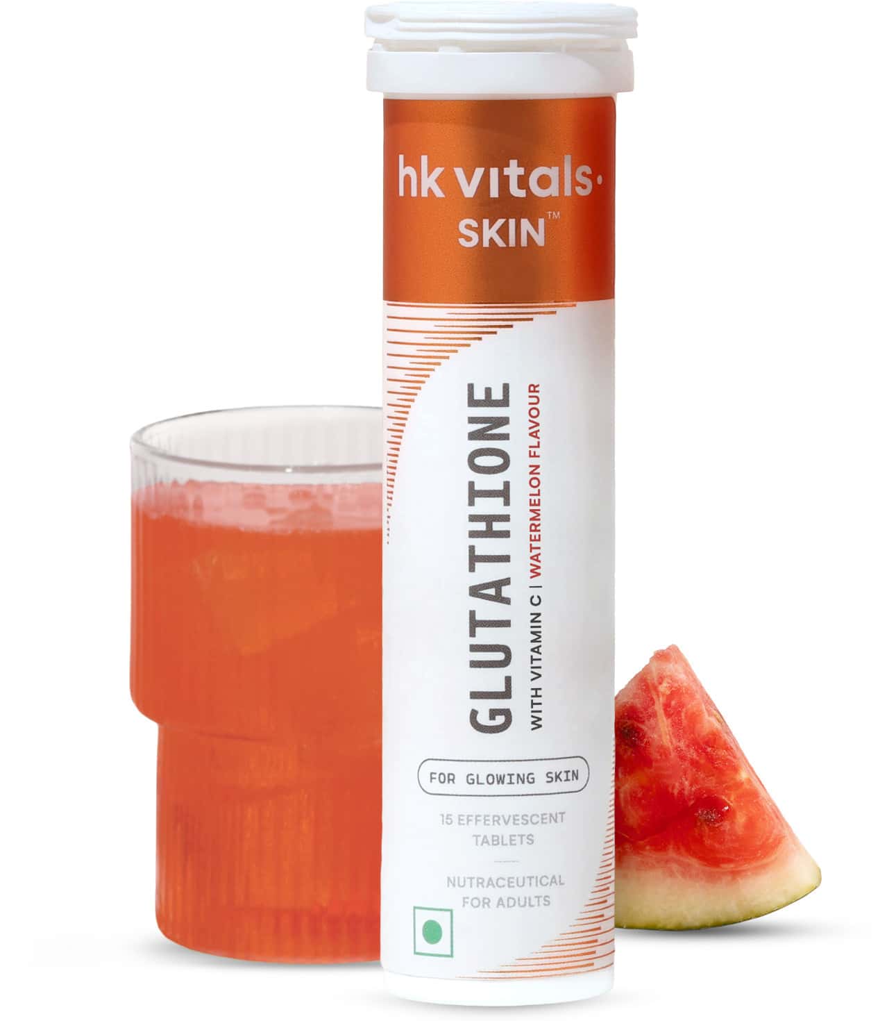 Hk Vitals Glutathione (watermelon | 15 Effervescent Tablets) | L-glutathione Tablets