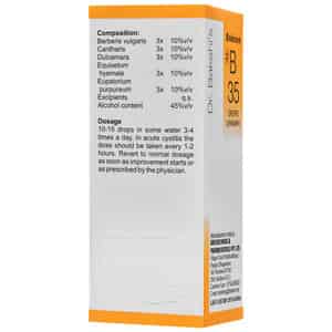 Dr Bakshi's Bakson Homoeopathy B35 Urinary Drops 30 Ml