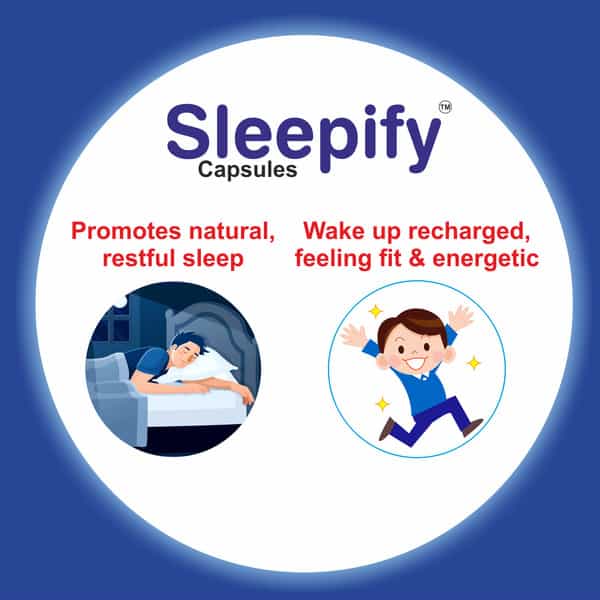 Herba Neuva Sleepify Capsules. Drug-Free Safe Non-Habit Forming. Improves Sleep -1X 60 Cap