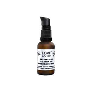 Love Earth Retinol Serum For Reducing Wrinkles | Fine Lines & Pigmentation For All Skin Types 30ml