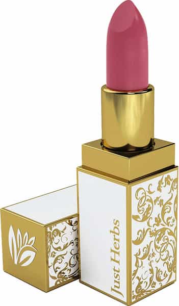 Just Herbs Herb Enriched Ayurvedic Lipstick (Peachy Pink Shade No. 2)