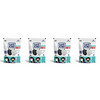 Safekind N95 Face Masks With 5 Layer Protection (2 Black + 1 White) Pack Of 4