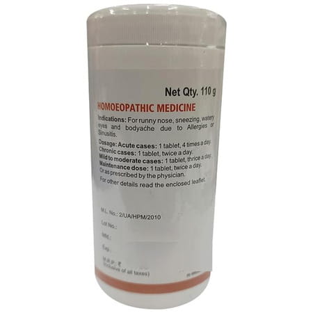 Baksons Homoeopathy Aller Aid Tablet 110 No'S