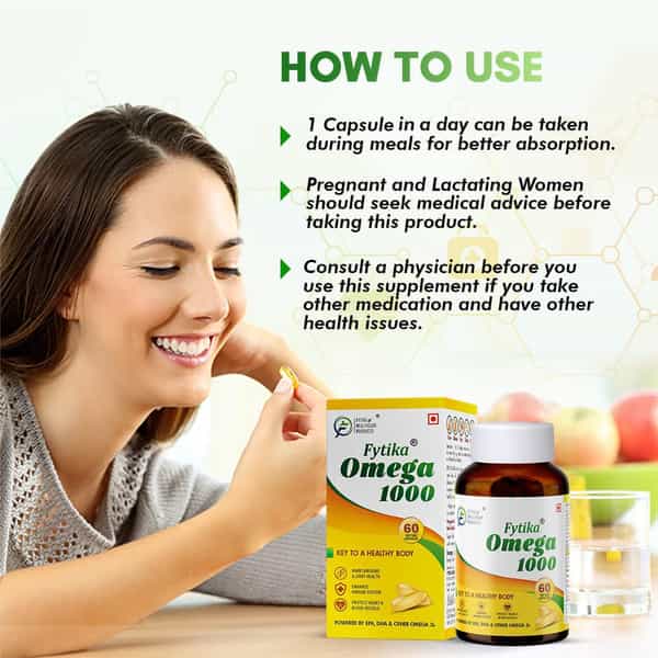 Fytika Omega1000mg Bottle Of 60 Softgel Capsules