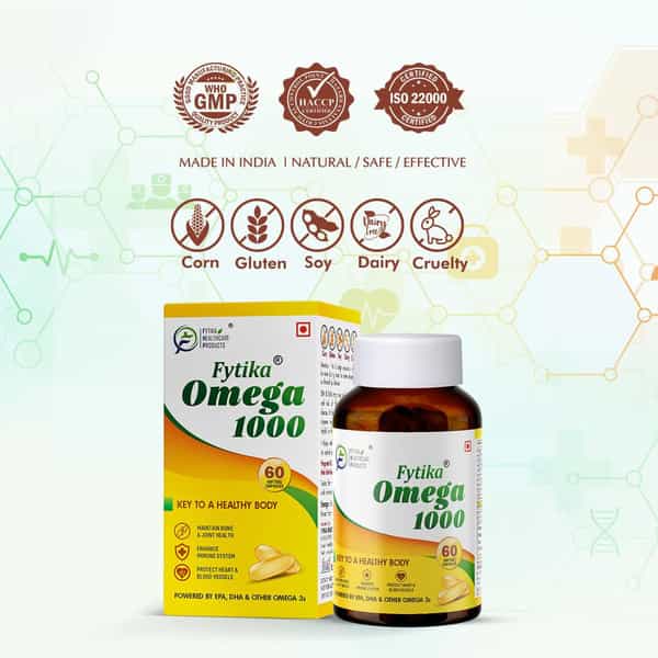 Fytika Omega1000mg Bottle Of 60 Softgel Capsules
