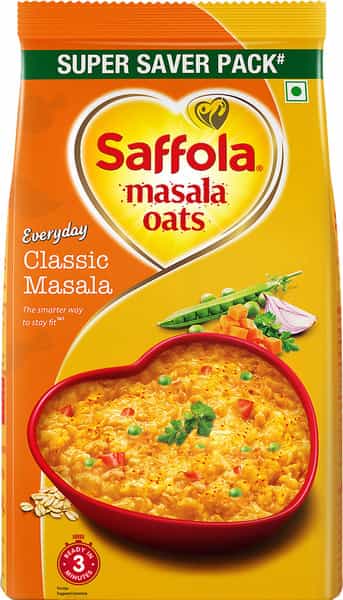 Saffola Masala Oats Tasty Evening Snack Classic Masala 500 Gm